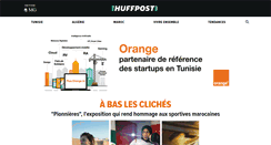 Desktop Screenshot of huffpostmaghreb.com